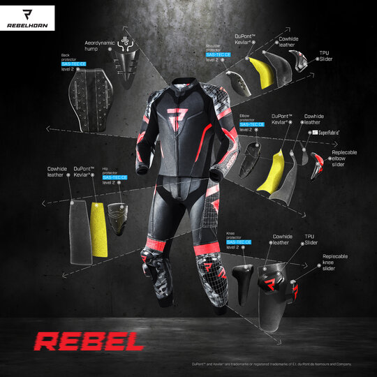 Rebelhorn - Bunda REBEL / black